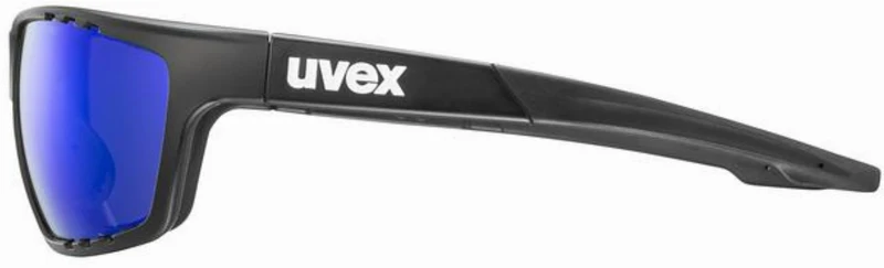 Uvex Sportstyle 706 Sportbrille black matt/mirror blue