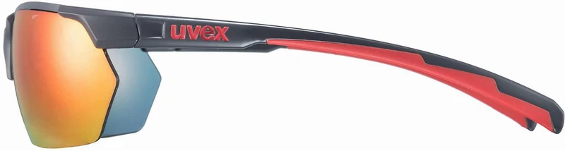 Uvex Sportstyle 114 Sportbrille grey red matt/mirror red
