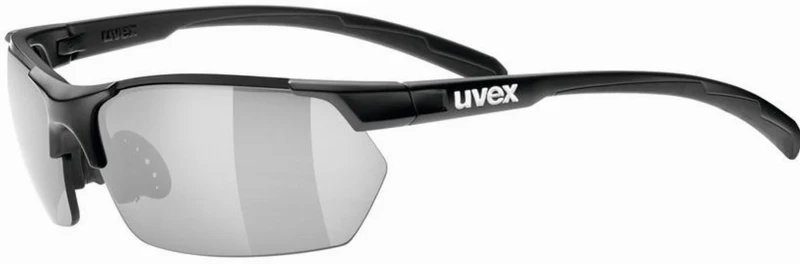 Uvex Sportstyle 114 Sportbrille black matt/litemirror silver