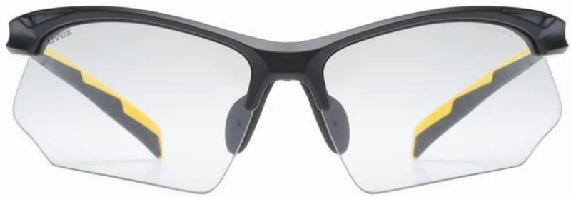 Uvex Sportstyle 802 V Sportbrille black matt-sunbee/smoke