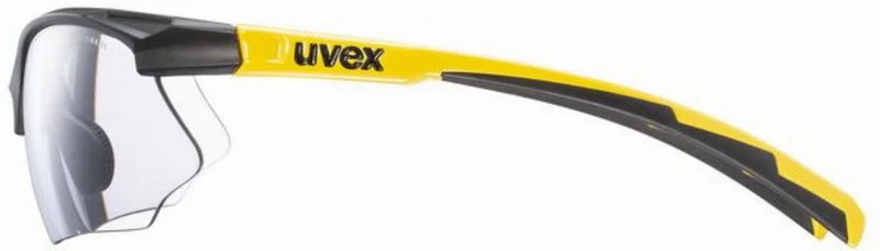 Uvex Sportstyle 802 V Sportbrille black matt-sunbee/smoke