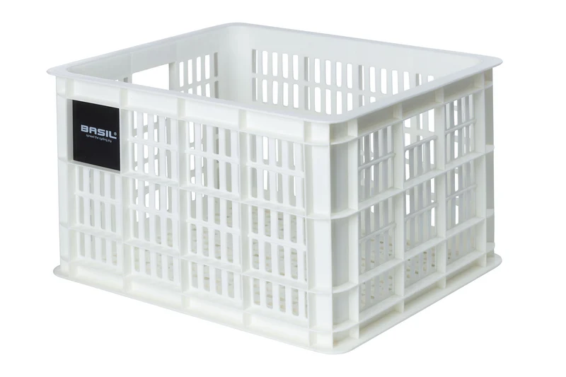 Basil Crate Fahrradkasten weiß