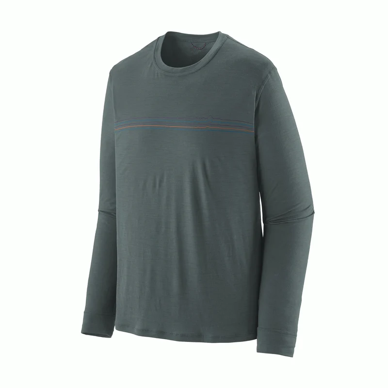 M's L/S Cap Cool Merino Blend Graphic Shirt