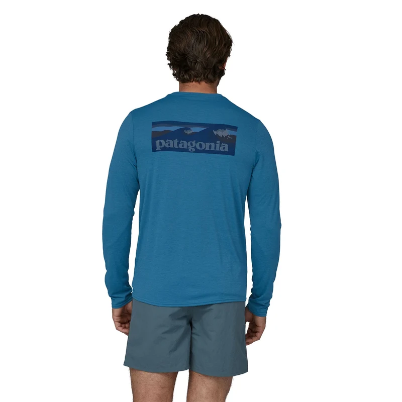 M's L/S Cap Cool Daily Graphic Shirt - Waters