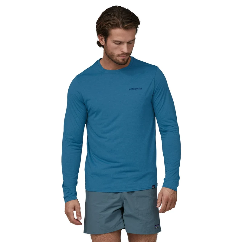 M's L/S Cap Cool Daily Graphic Shirt - Waters