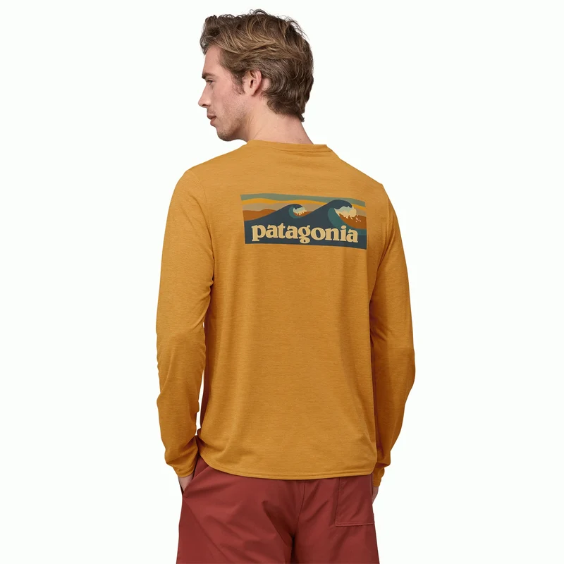 M's L/S Cap Cool Daily Graphic Shirt - Waters