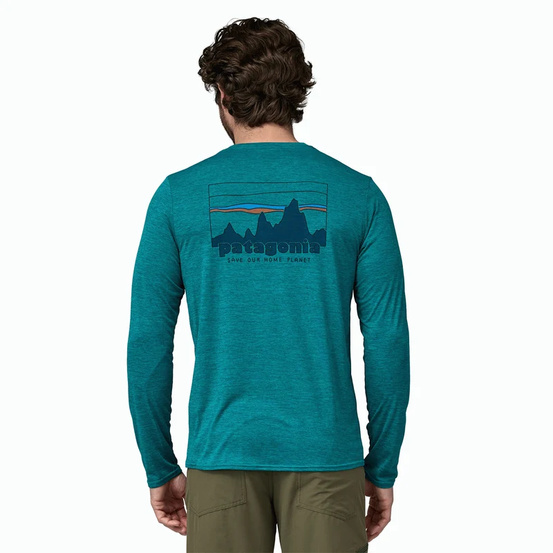 M's L/S Cap Cool Daily Graphic Shirt