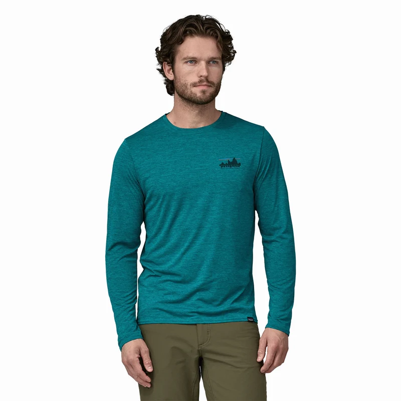 M's L/S Cap Cool Daily Graphic Shirt