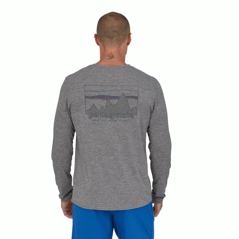 M's L/S Cap Cool Daily Graphic Shirt