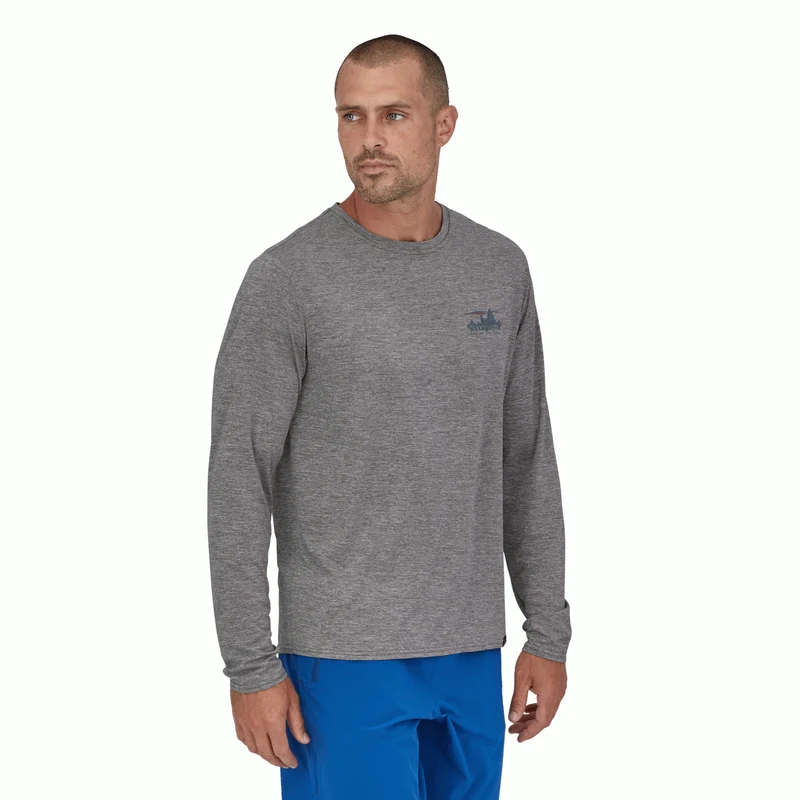 M's L/S Cap Cool Daily Graphic Shirt