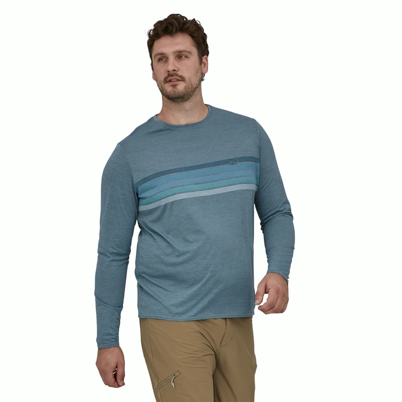 M's L/S Cap Cool Daily Graphic Shirt