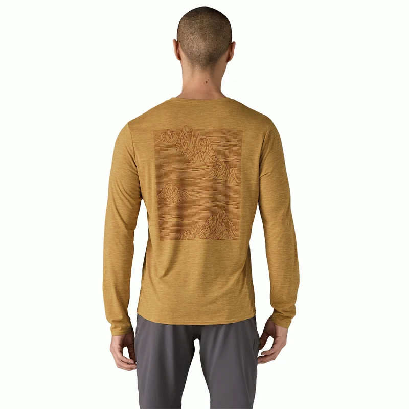 M's L/S Cap Cool Daily Graphic Shirt