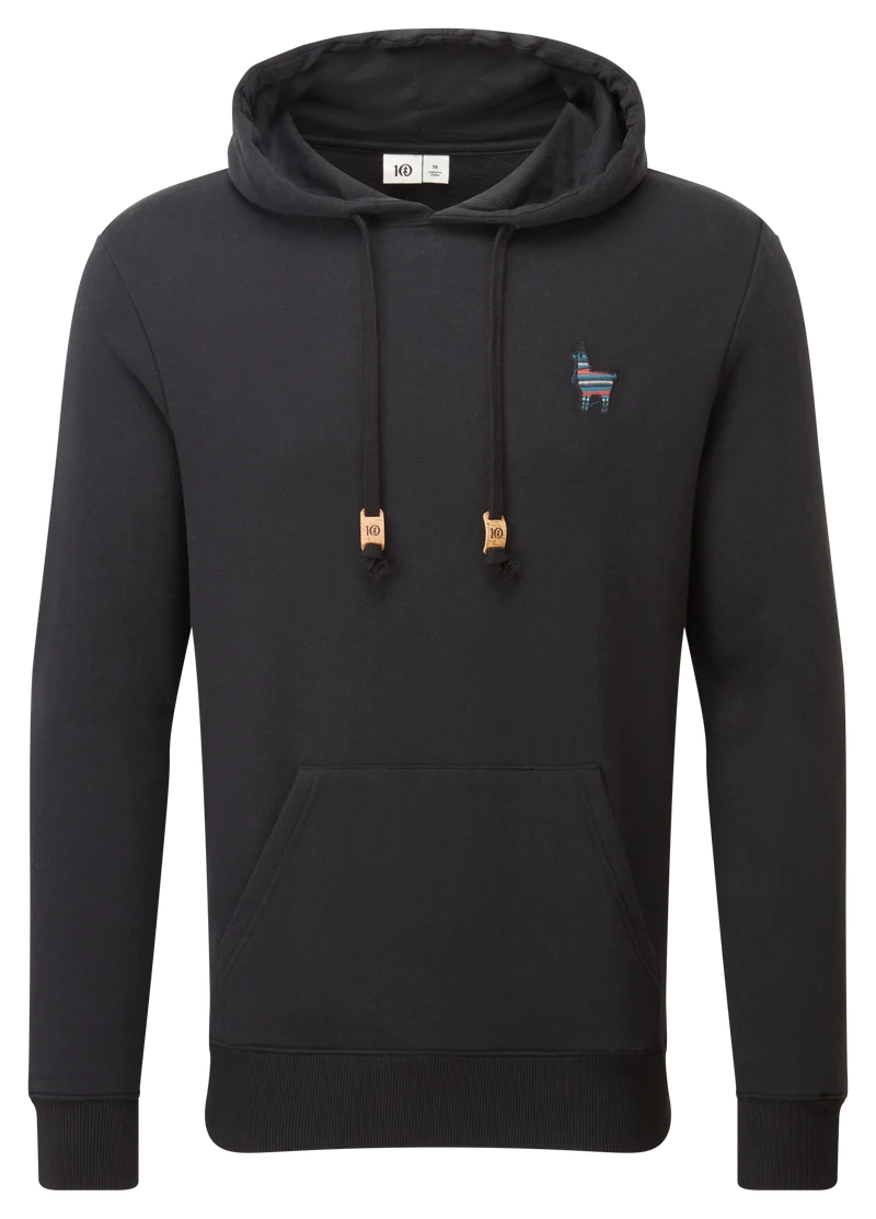 M Peru Embroidered Llama Hoodie