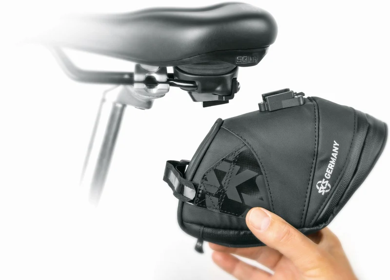 SKS GERMANY SQ LAB Sattel Adapter für SKS GERMANY Taschen mit Klick-Verschluss schwarz