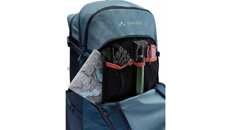 Vaude Women's Bike Alpin Rucksack blue gray 24 + 4 L