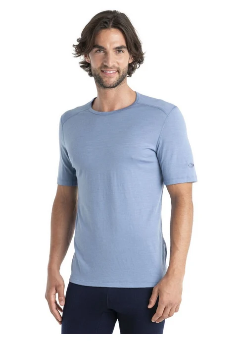 Men Merino 200 Oasis SS Crewe
