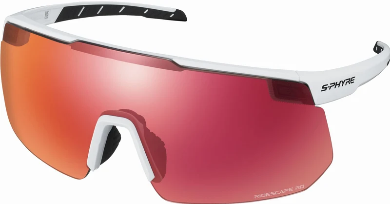 Shimano S-Phyre 2 Sportbrille Matte Extra White/Ridescape Road