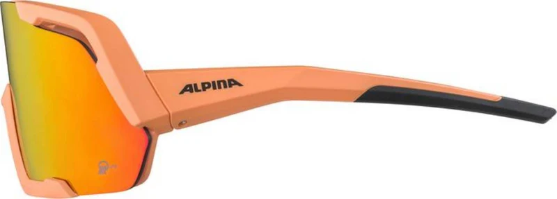 Alpina Rocket Q-Lite Sportbrille peach matt/mirror pink