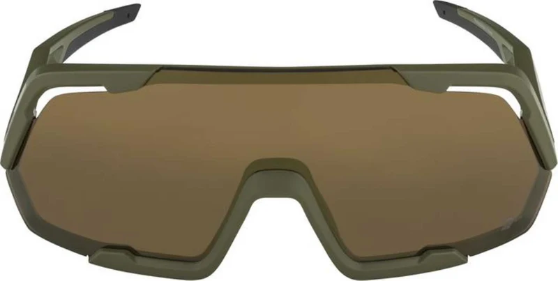 Alpina Rocket Q-Lite Sportbrille olive matt/mirror bronce