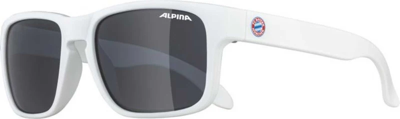 Alpina Mitzo Kinderbrille white matt/mirror black