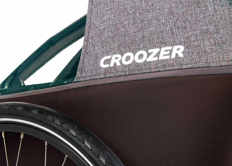 Croozer Kid Vaaya 1 + Sensor-Licht Fahrradanhänger blossom red