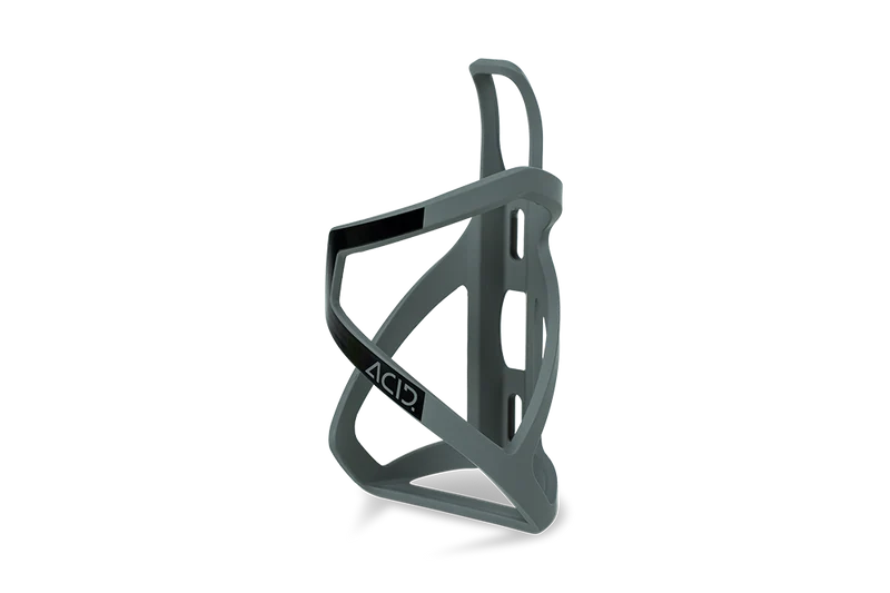 Acid HPP Left-Hand Sidecage Flaschenhalter matt grey´n´glossy black