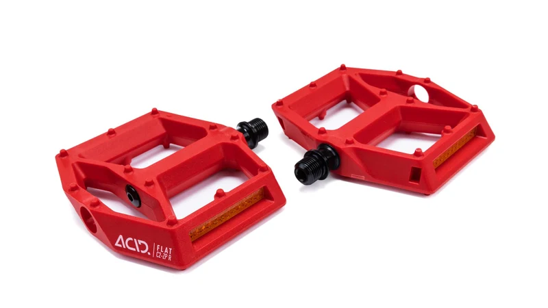 Acid FLAT C2-ZP R Pedale red 115 x 100 x 19 mm