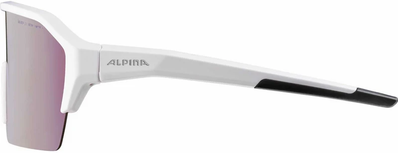 Alpina Ram HR Q-Lite V Sportbrille white matt/mirror blue