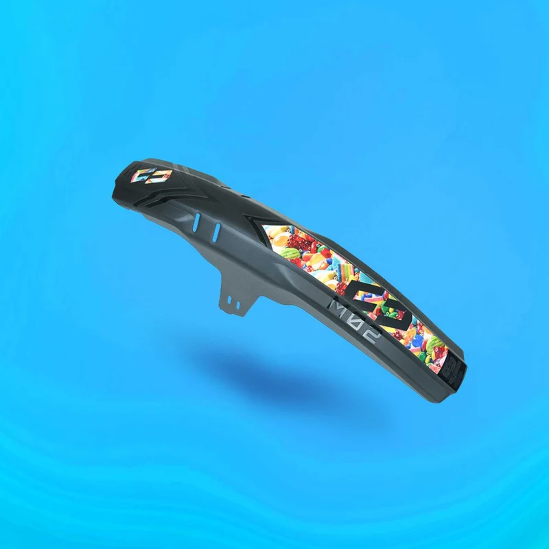 Unleazhed M02 Mudguard Big Decal Crazy Skin unsplash 1 pcs 4 formcut candy shop