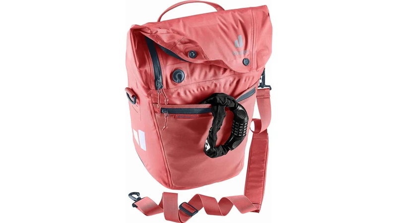 Deuter Mainhattan Gepäckträgertasche redwood-ink 17 + 10 L