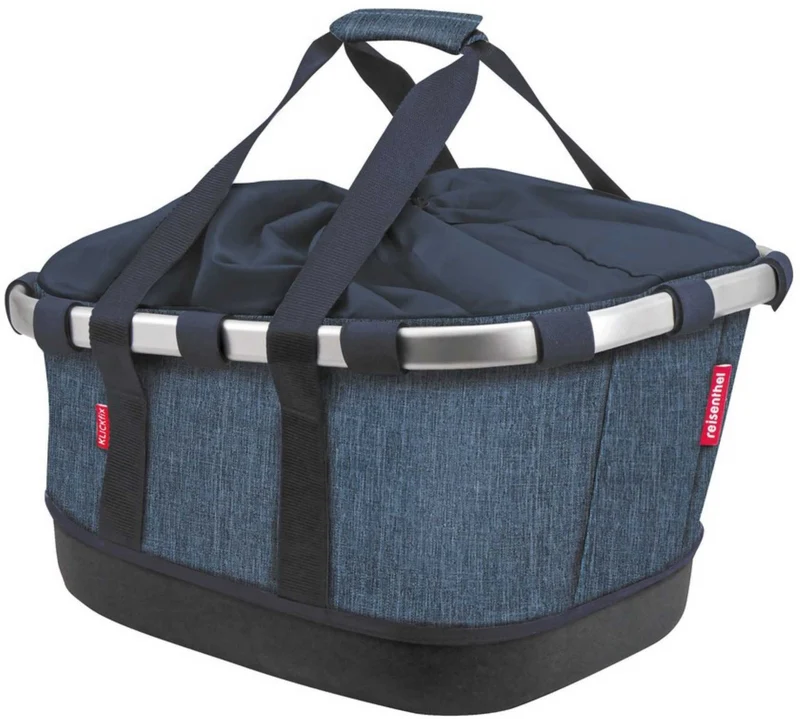 KLICKfix Bikebasket GT mit Uniklip Gepäckträgertasche twist blue 21 L