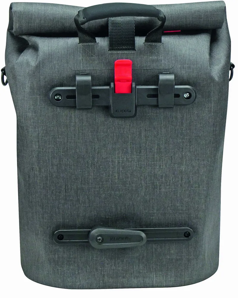KLICKfix Lightpack GT Waterproof Gepäckträgertasche grau 16 L