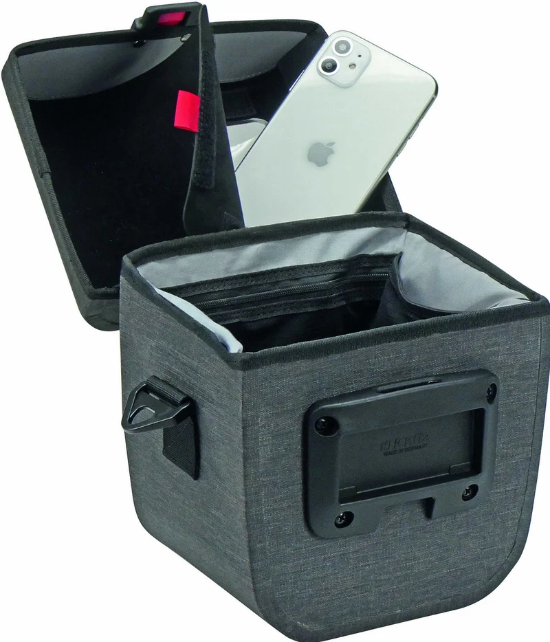 KLICKfix Aventour Compact Waterprof Lenkertasche grau 3.5 L