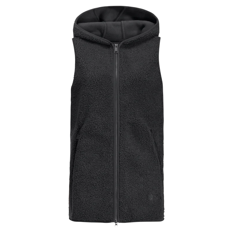 HIGH CURL LONG VEST W
