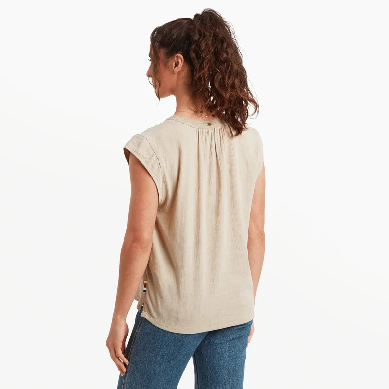 HARA CAP SLEEVE TOP
