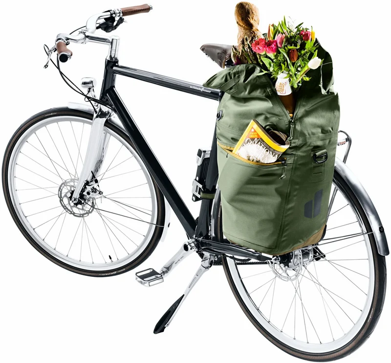Deuter Mainhattan Gepäckträgertasche khaki-clay 17 + 10 L