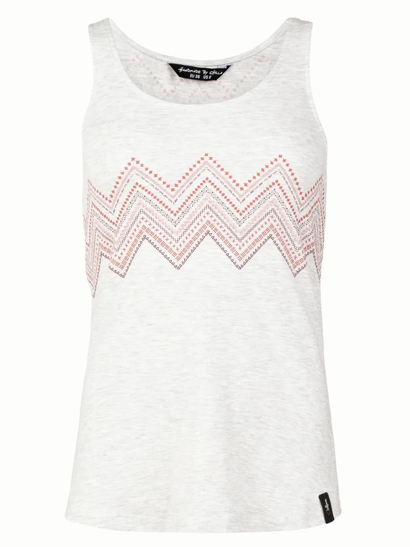 Kauai Zigzag Ornament Top Wmn