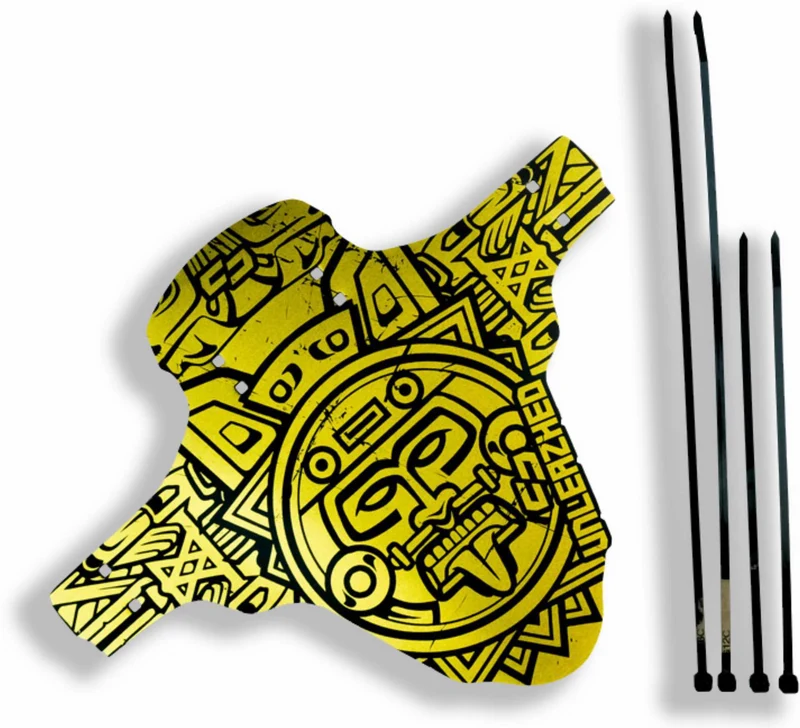 Unleazhed M01 Mudguard Design Skin unsplash 1 pcs, 4 cable ties eldorado gold