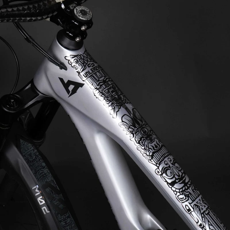 Unleazhed Bike Rahmenschutz 1 set eldorado black glossy XXL