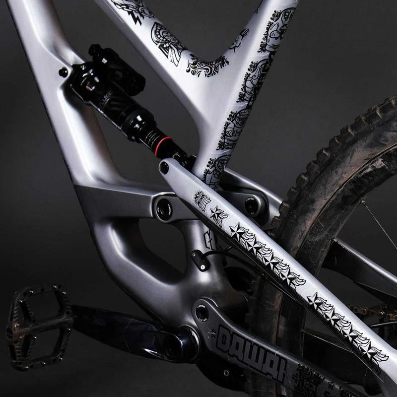 Unleazhed Bike Rahmenschutz 1 set dawei black glossy XXL