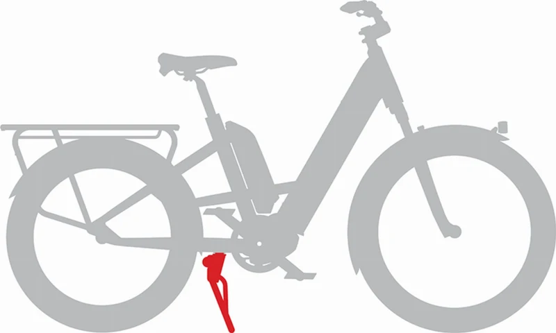 Benno Bikes Dual Kickstand 46er schwarz
