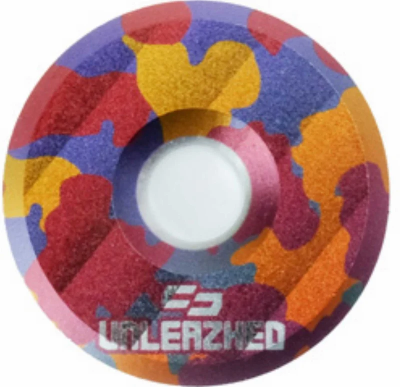 Unleazhed AL01 Top Cap Aluminium Logo Skin 1 pcs, 1 aluminium screw M6 camo bunt
