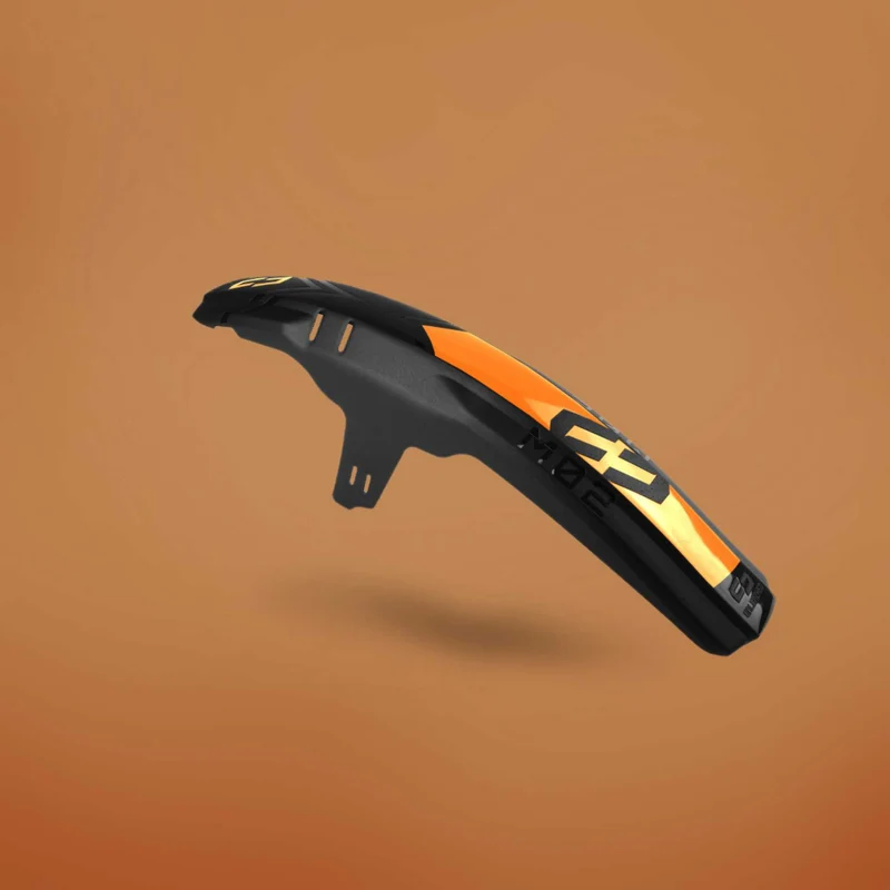 Unleazhed M02 Mudguard Big Decal Logo Skin unsplash 1 pcs 4 formcut orange