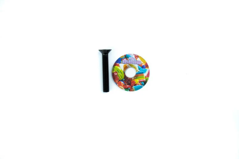 Unleazhed AL01 Top Cap Aluminium Crazy Skin 1 pcs, 1 aluminium screw M6 candy shop