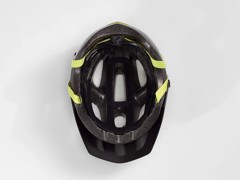 Bontrager Tyro Kinder-Helm black/radioactive yellow 48-52 cm