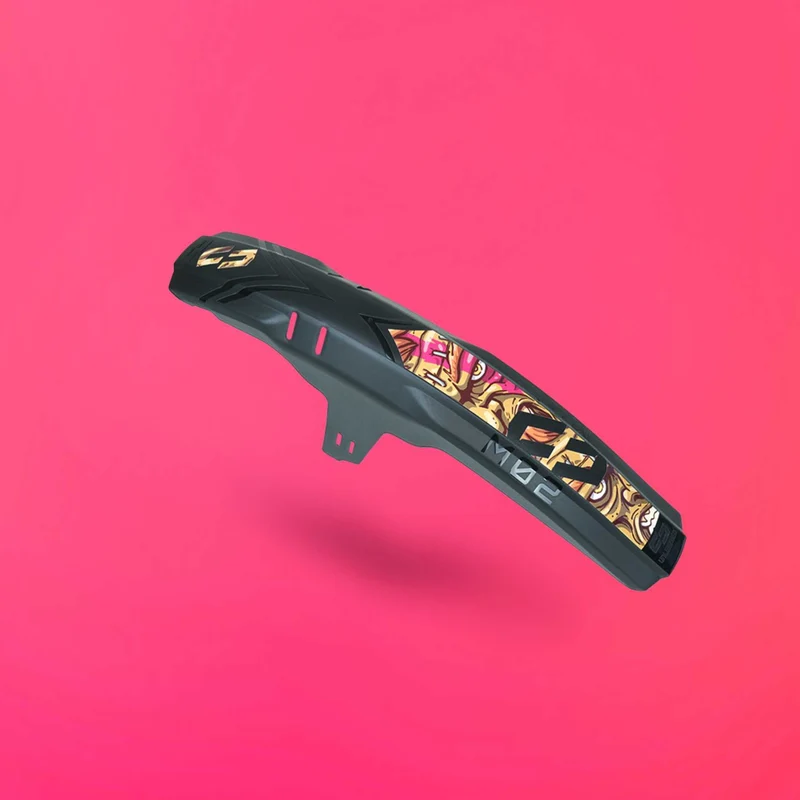 Unleazhed M02 Mudguard Big Decal Crazy Skin unsplash 1 pcs 4 formcut jack