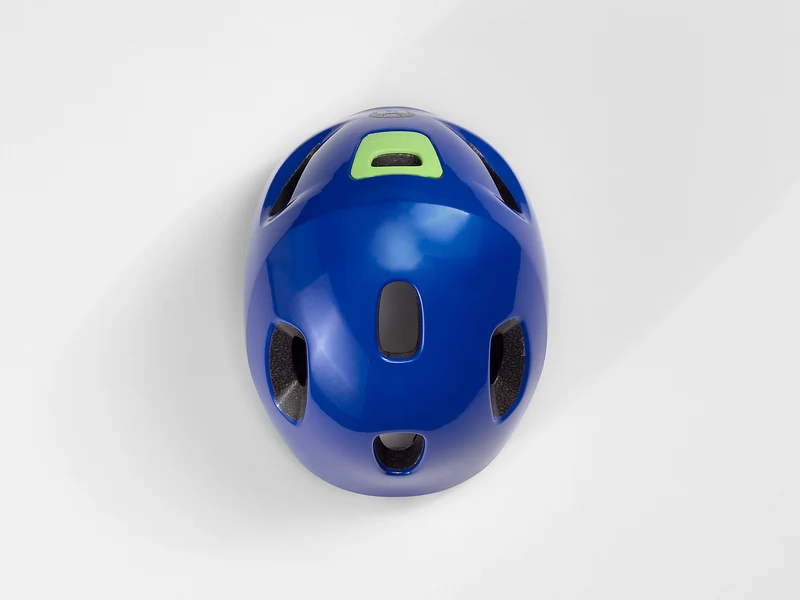 Bontrager Little Dipper Kinder-Helm alpine blue/vis green 46-50 cm