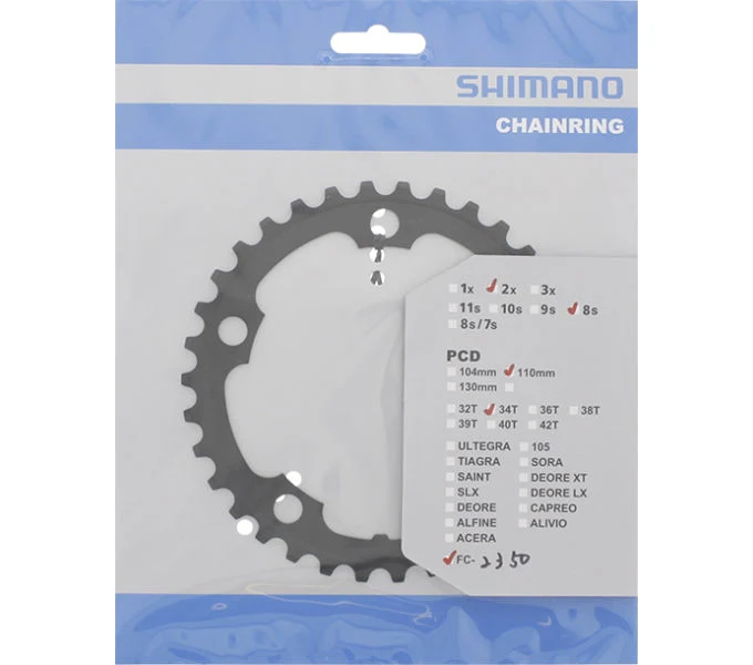 Shimano Kettenblatt FC-2350 34 Zähne Schwarz