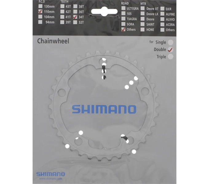 Shimano Kettenblatt FC-2350 34 Zähne Silber