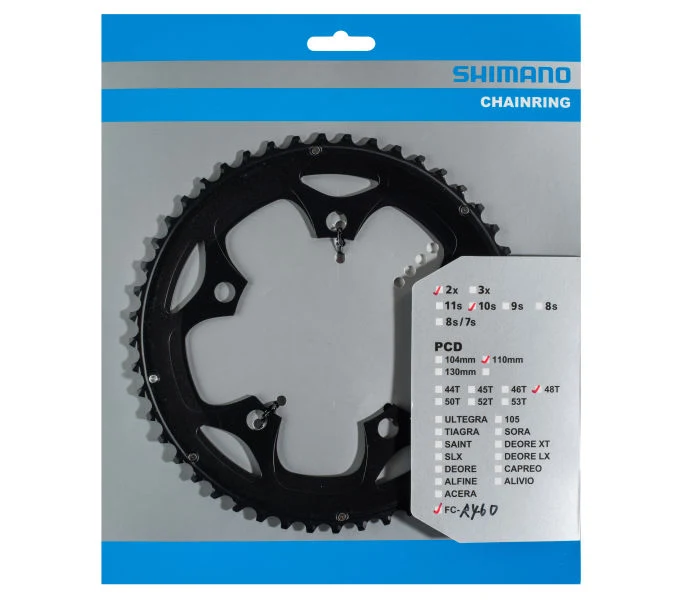 Shimano Kettenblatt FC-R460 48 Zähne Schwarz